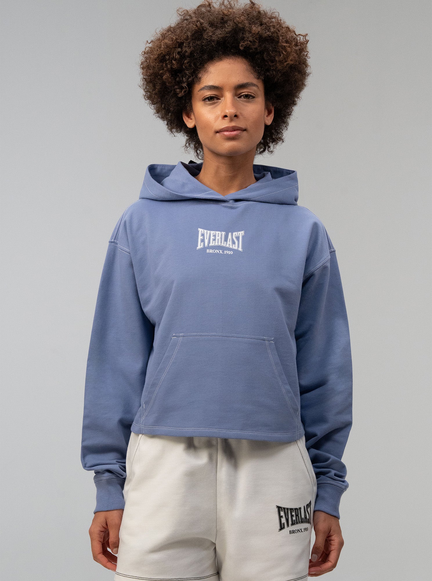 Everlast Dot Collection Comfort Fit İndigo Kadın Sweatshirt