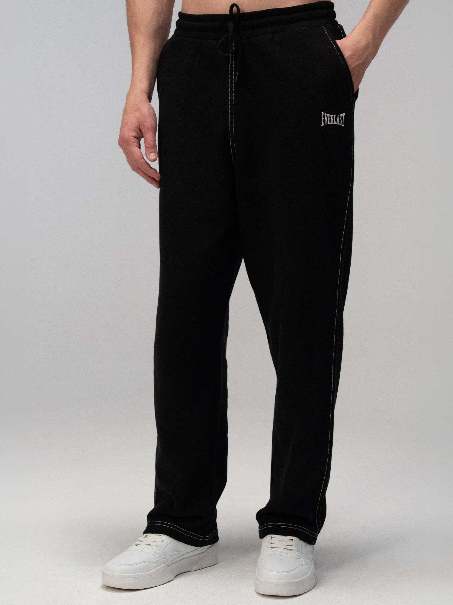 Everlast Dot Collection Comfort Fit Siyah Erkek Eşofman Altı