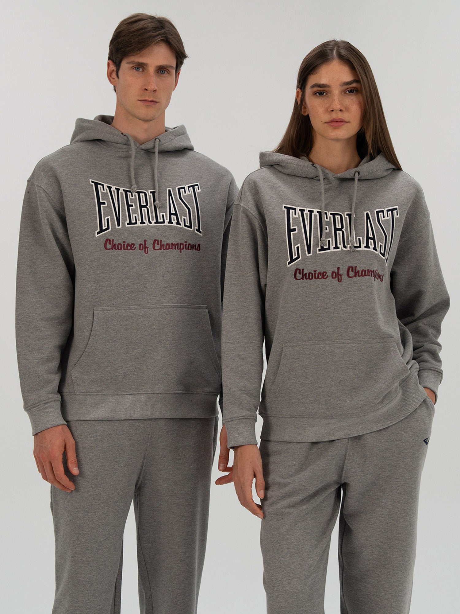 Everlast Heritage Champions Gri Unisex Hoodie