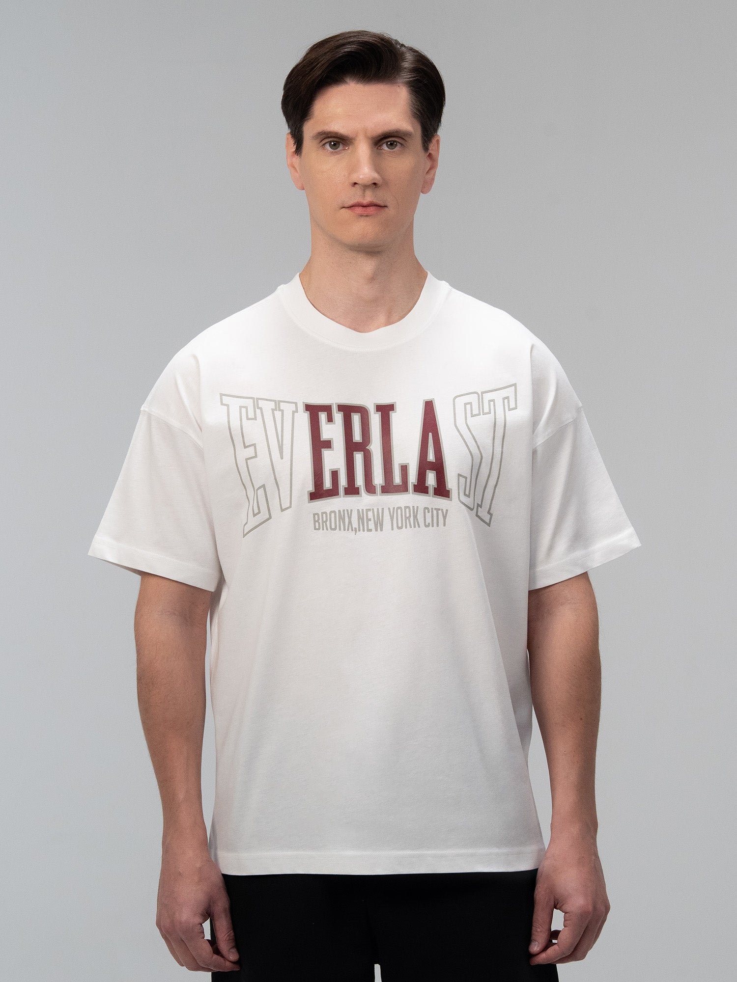 Everlast Iconic Rest Oversize Beyaz Erkek Tişört