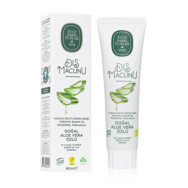 Eyüp Sabri Tuncer Doğal Aloe Vera Özlü Diş Macunu 90 Ml
