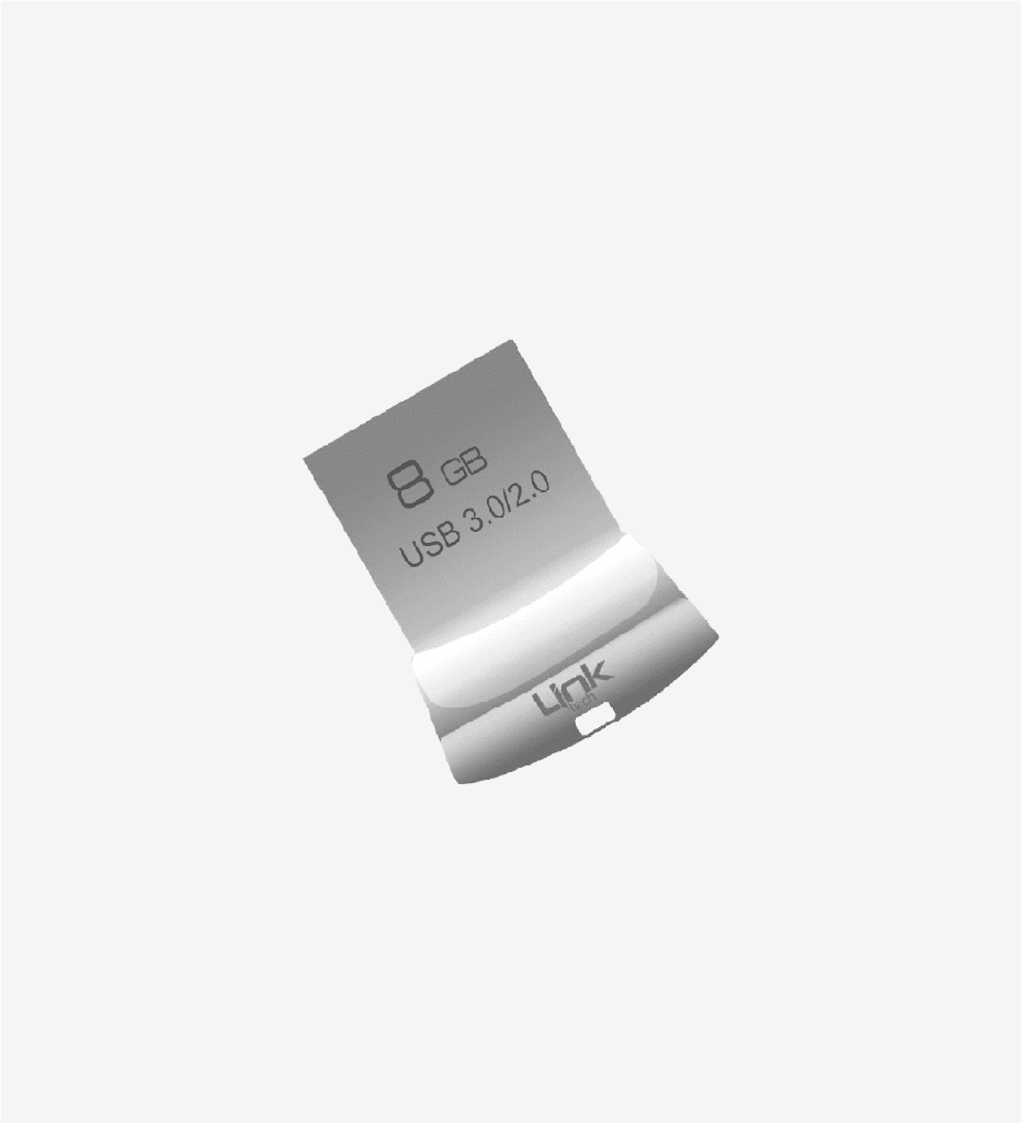 F308 Premium Fit Metal 25mb/s 8GB USB Flash - 2