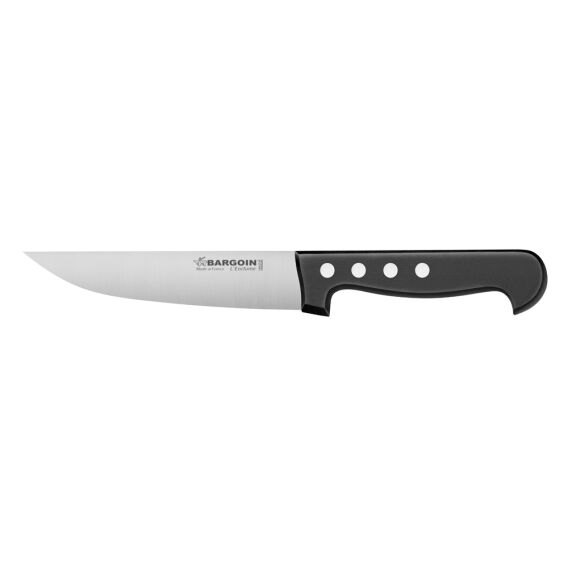 Fischer 310 17cm 4 Perçinli Kasap Bıçağı, Siyah