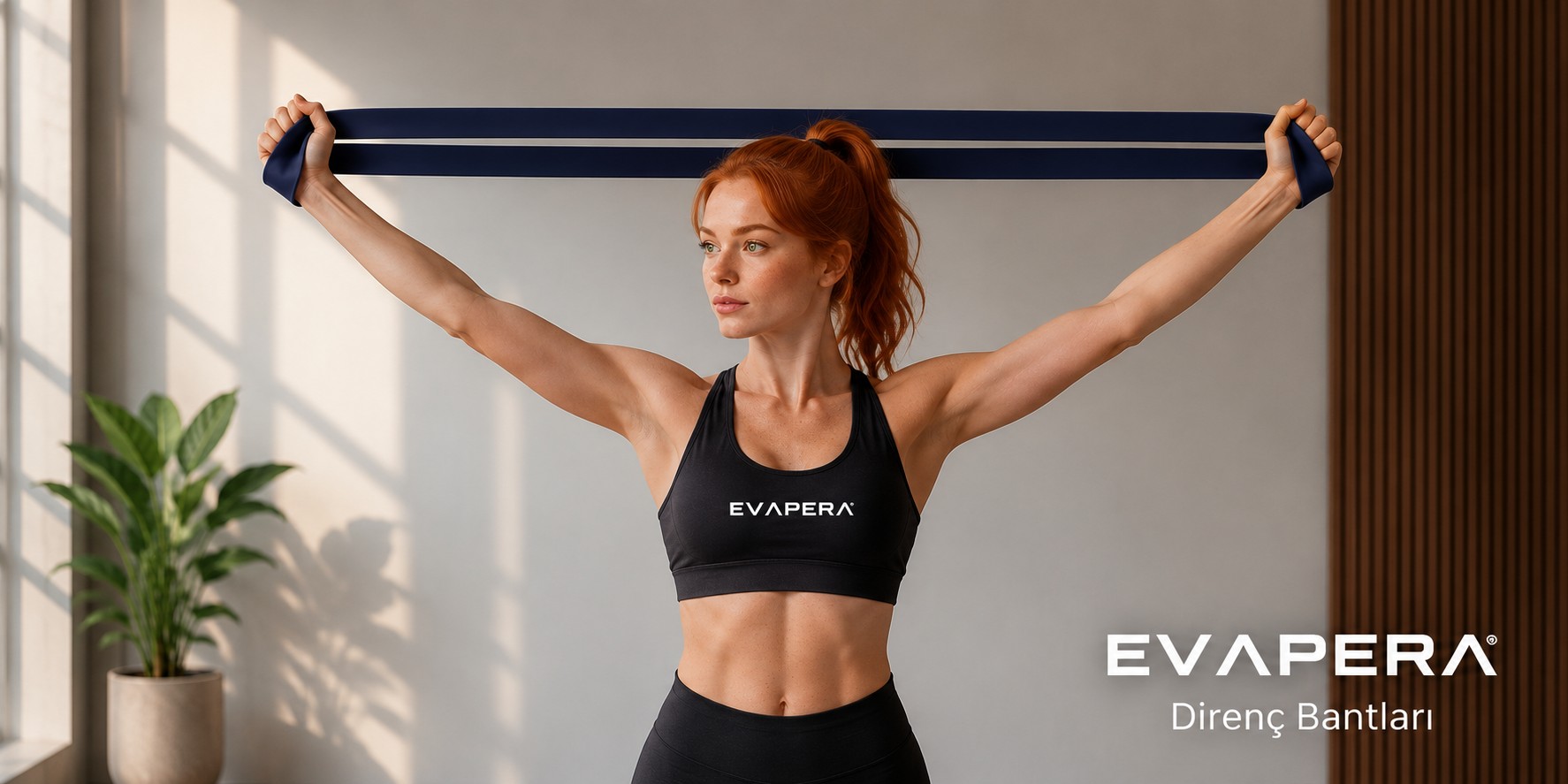 Fitness Pilates Cross Barfiks Spor Direnç Lastiği Kas Geliştirme Training Bandı - 2