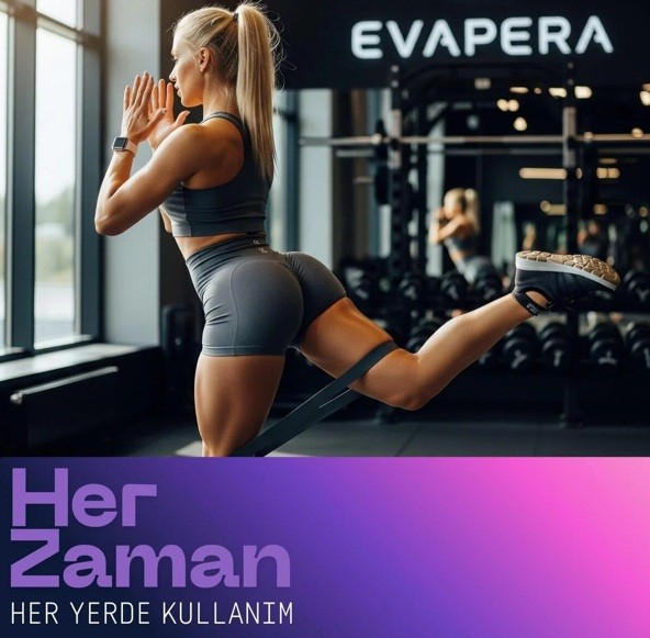 Fitness Pilates Cross Barfiks Spor Direnç Lastiği Kas Geliştirme Training Bandı - 4