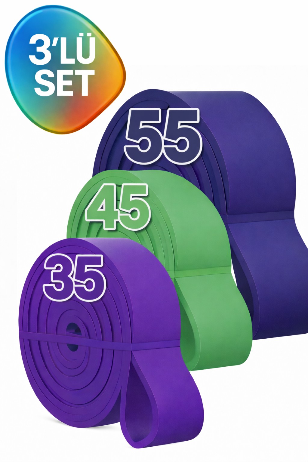 Fitness Pilates Cross Barfiks Spor Direnç Lastiği Kas Geliştirme Training Bandı - 8