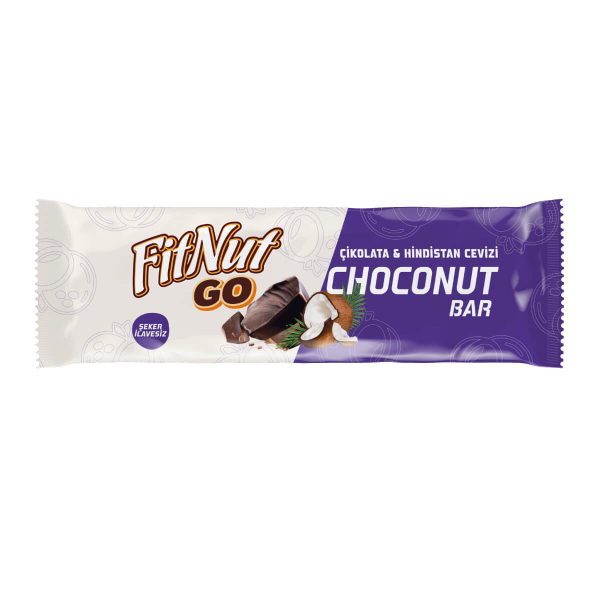 FitNut Coconut Bar Çikolata & Hindistan Cevizi 40 Gr  24 Adet - 2