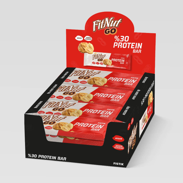 FitNut Protein Bar Yer Fıstıklı 40 Gr 24 Adet