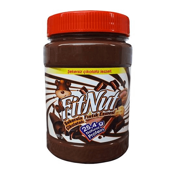 FitNut Şekersiz Çikolatalı Yer Fıstığı Ezmesi 800 Gr