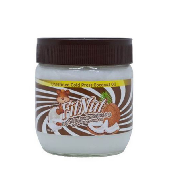 FitNut Soğuk Sıkım Hindistan Cevizi Yağı 300 Gr