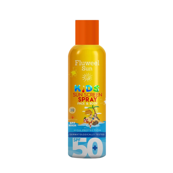 Fluweel Aerosol Sun Screen Spray Çocuk Kids 50 Spf  200 Ml