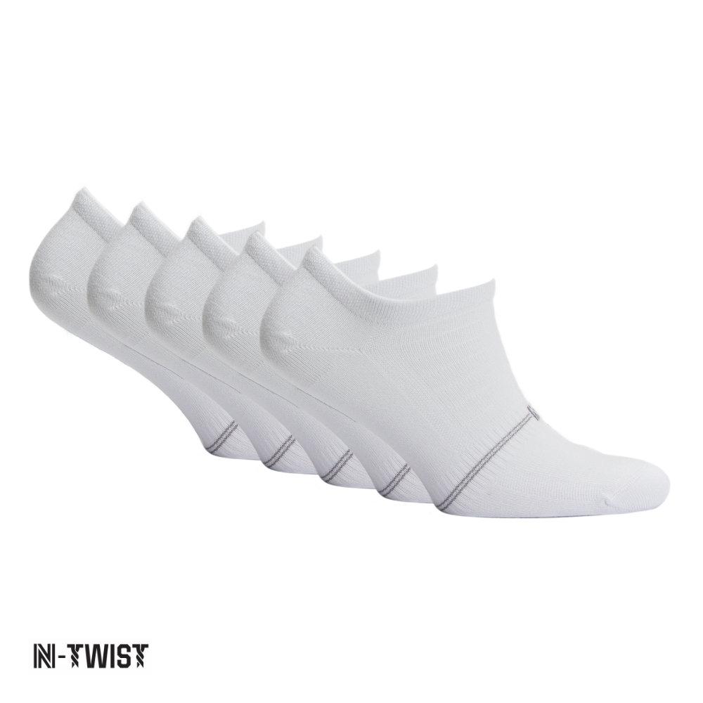 Fresh N-Twist Premium Bambu ve Pamuklu Günlük Spor Çorap Beyaz 5 Çift - Kraft Kutu