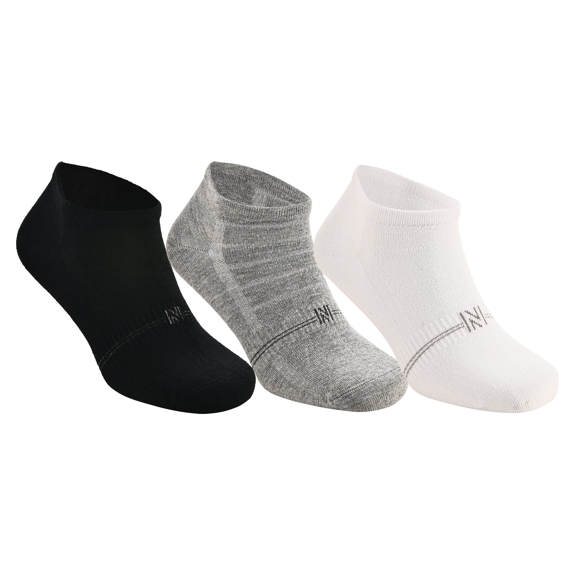 Fresh N-Twist Premium Bambu ve Pamuklu Günlük Spor Çorap Siyah/Beyaz/Gri 5 Çift - Kraft Kutu - 6
