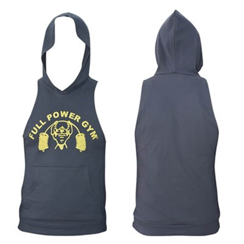 Full Power Gym Kapüşonlu Kolsuz Tişört - 4