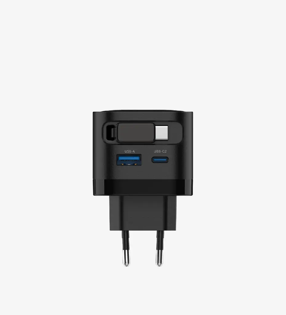 G855 Premium 35W 2-Port Type-C Cable GaN Charging Adapter - 5