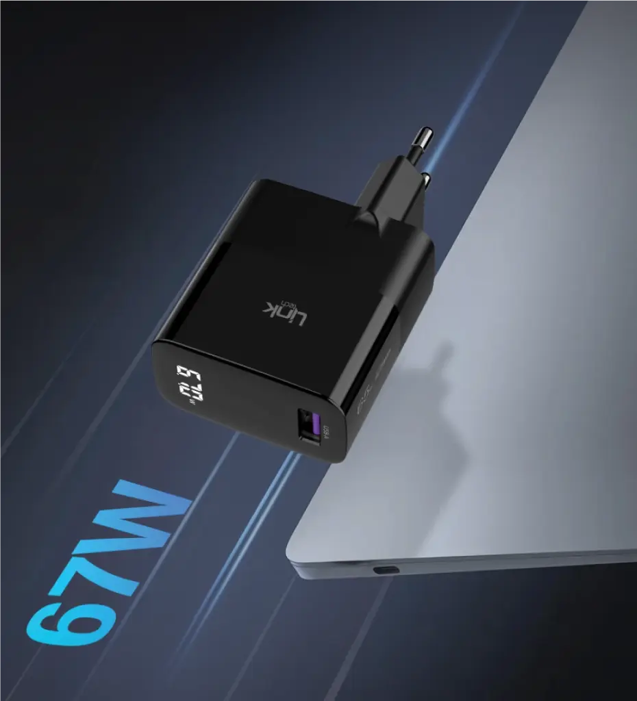 G860 Premium USB-A to Type-C Cable 67W Super SI Charger - 9