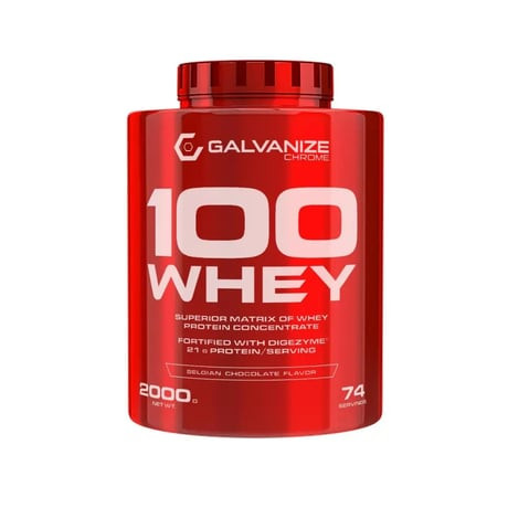 Galvanize Nutrition 100 Whey Protein 2000 gr 74 Servis