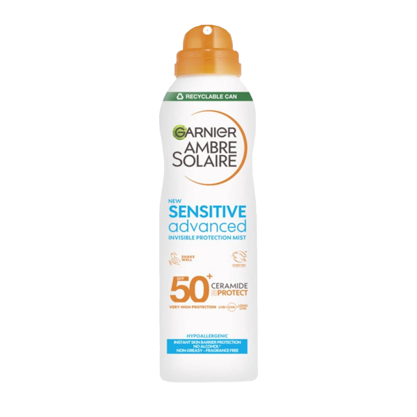 Garnier Ambre Solaire Sensitive Advanced Seramid SPF 50+  150 Ml