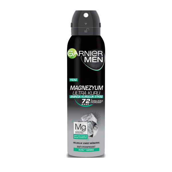 Garnier Men Magnezyum Ultra Kuru Deodorant 150 Ml