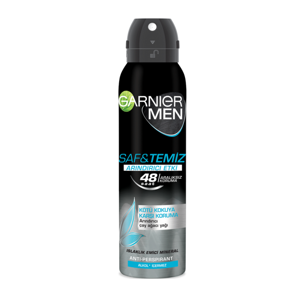 Garnier Men Saf Ve Temiz 48 Saat Deodorant 150 Ml