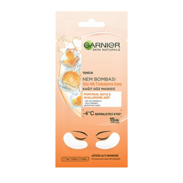 Garnier Nem Bombası Göz Altı Torbalarına Karşı Kağıt Göz Maskesi