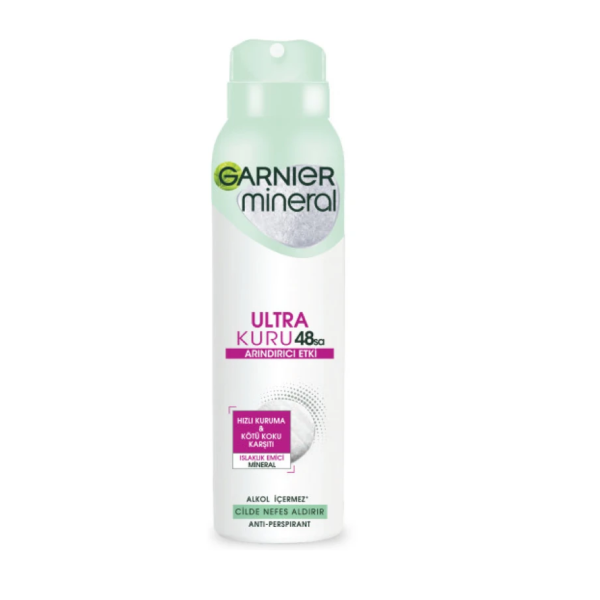 Garnier Woman Mineral Ultra Kuru Sprey Deodorant 150 Ml