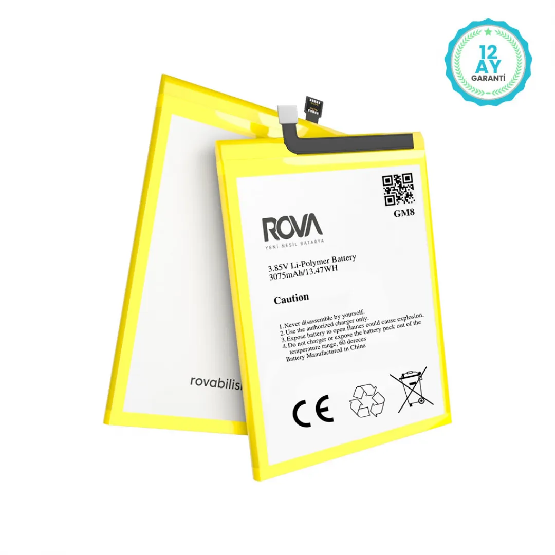 Rova General Mobile GM 8 Batarya Pil 3000 mAh - 2
