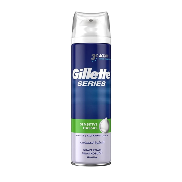 Gillette Tıraş Köpüğü Hassas 250 Ml