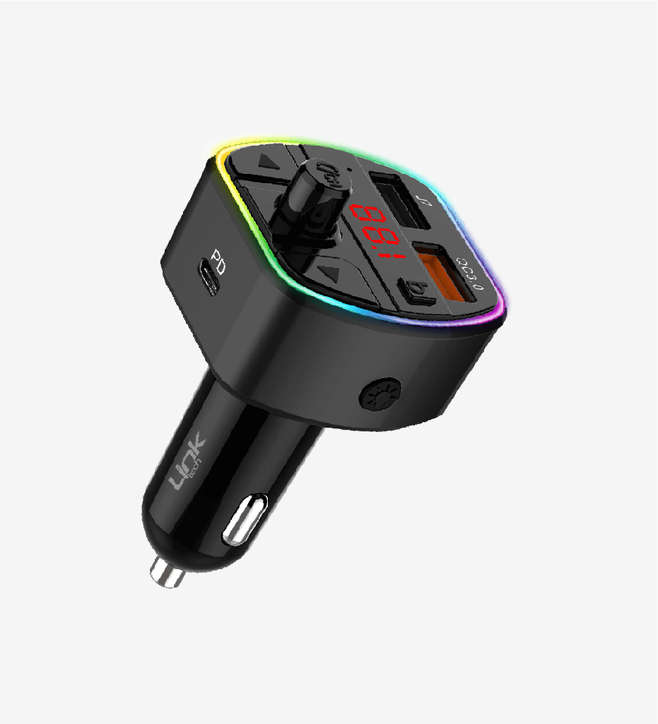 GP14 Premium Triple Charging PD & QC3.0 38w 5.0 Bluetooth FM Transmitter