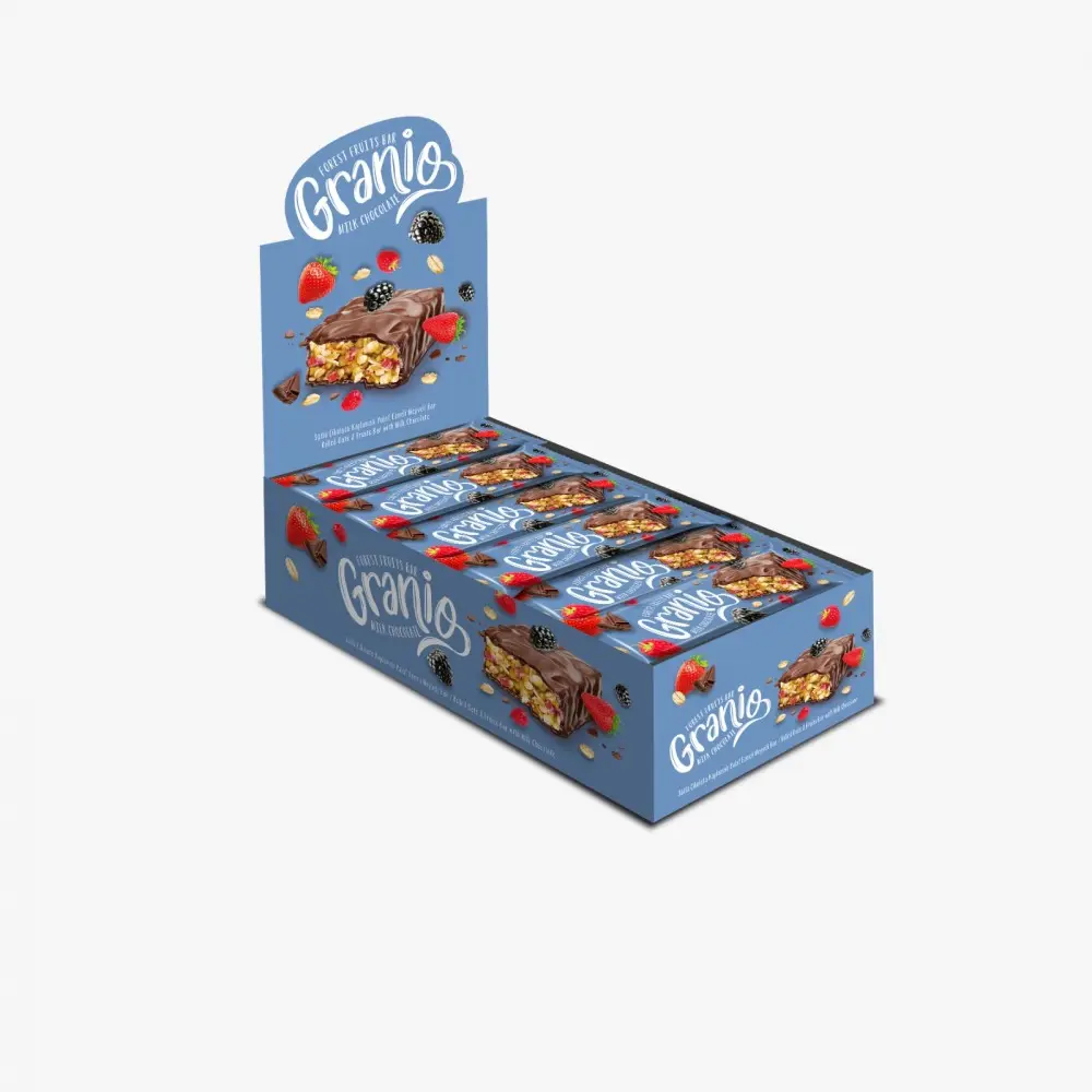 Granio Sütlü Çikolata Kaplamalı Tahıl Bar 35 gr x 24 Adet - 2
