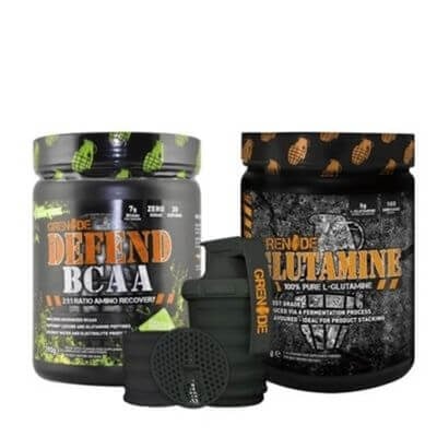 Grenade Defend Bcaa 390 Gr + L-Glutamine 500 Gr - 3