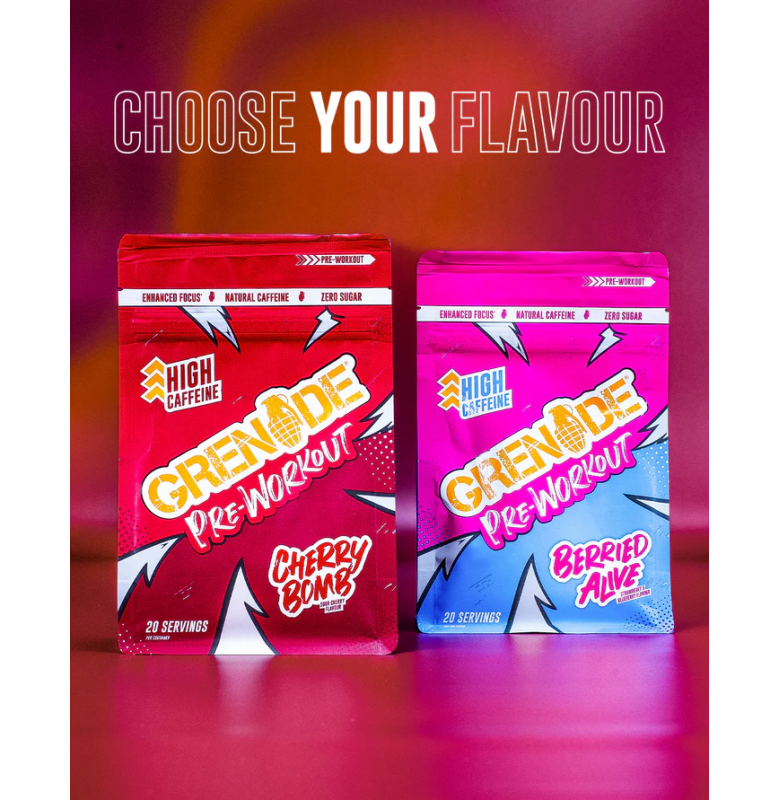 Grenade Pre-Workout Cherry Bomb 330 gram - 4