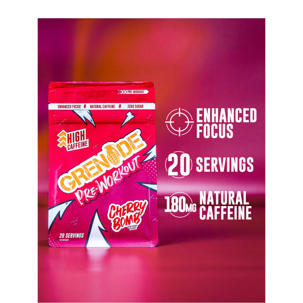 Grenade Pre-Workout Cherry Bomb 330 gr - 3