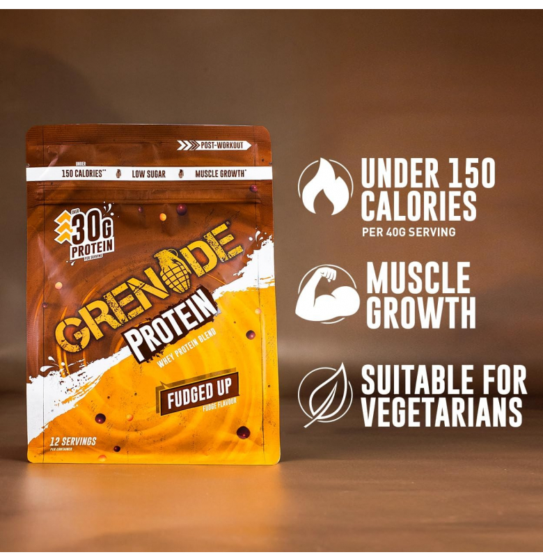 Grenade Whey Protein  Fudge  480 gram - 4