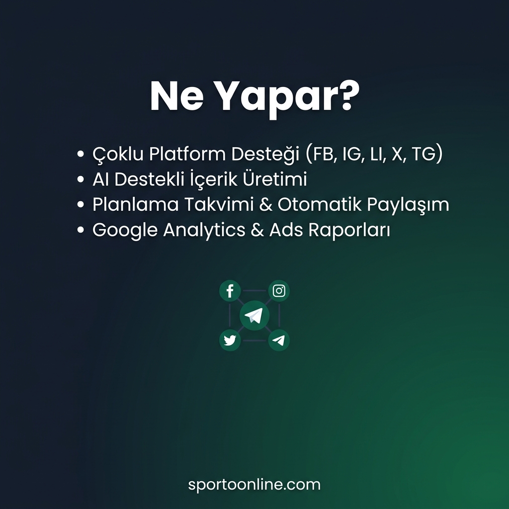 Sosyal Medya Yönetim Paneli ve İçerik Otomasyon Altyapısı - 7