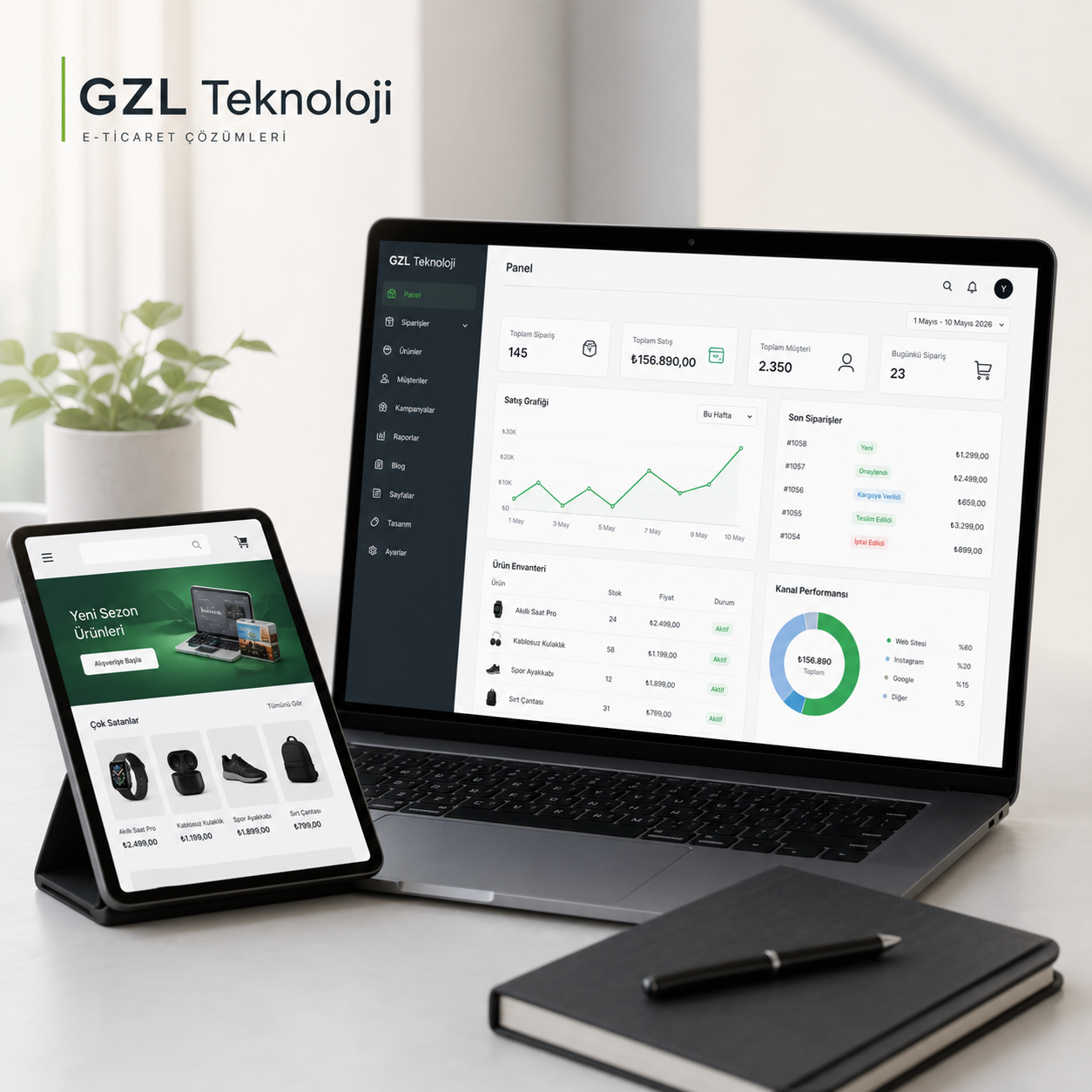 Hazır E-Ticaret Sitesi Kurulumu ve Yönetim Paneli - 3