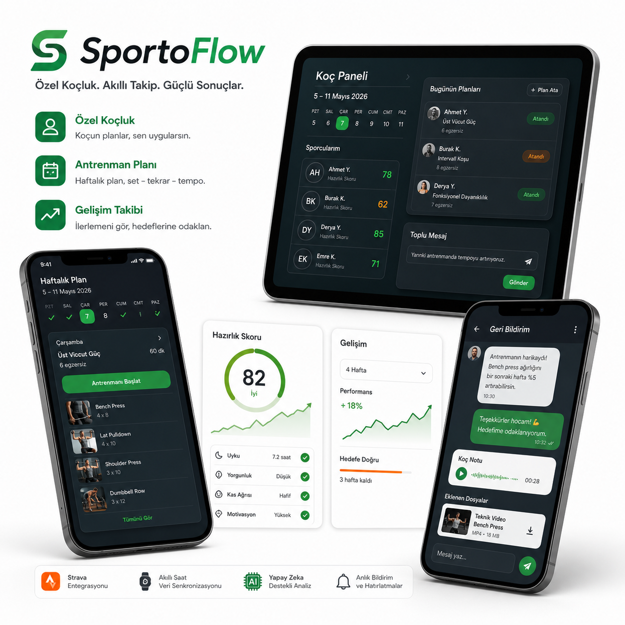 SportoFlow Kişiye Özel Antrenman Takip ve Koçluk Uygulaması - 4