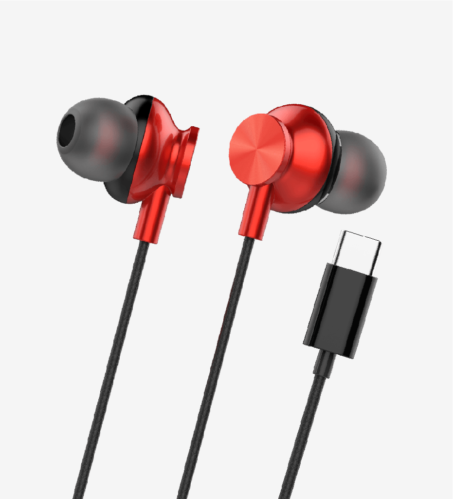 H341 Type-C Wired Earphones with Microphone - 2