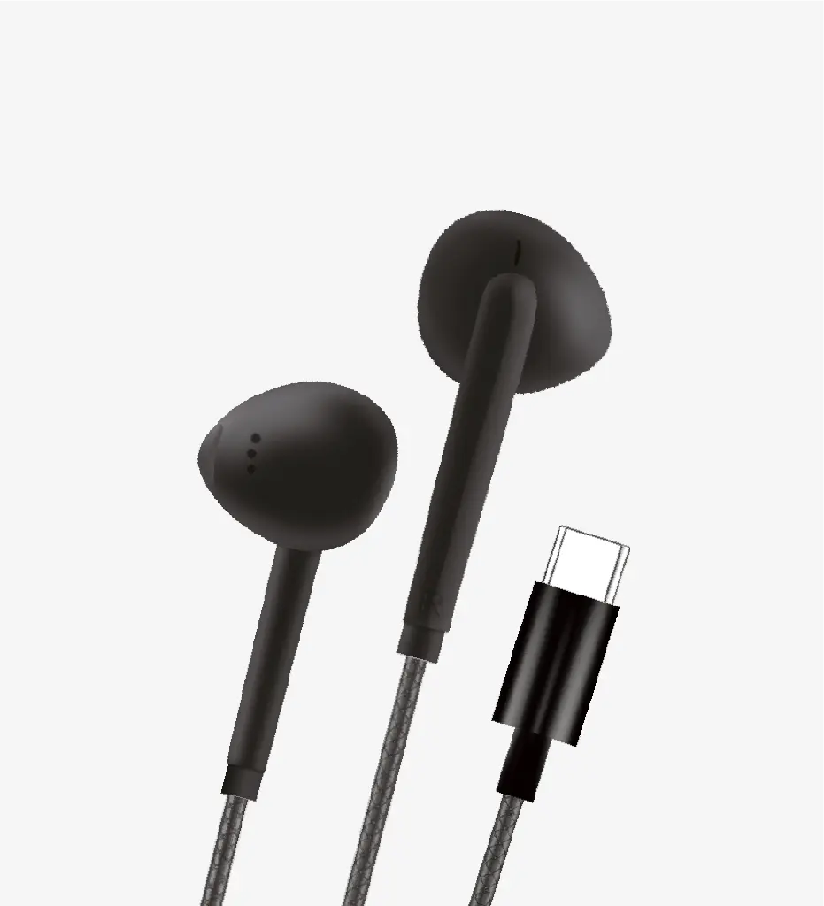 H36 Microphone in-Ear Type-C Cable Earphone Package - 2
