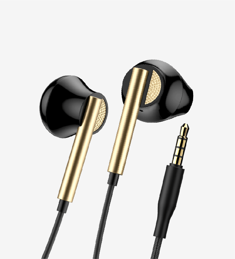 H64 with Microphone High Bass in-Ear Cable Earphone