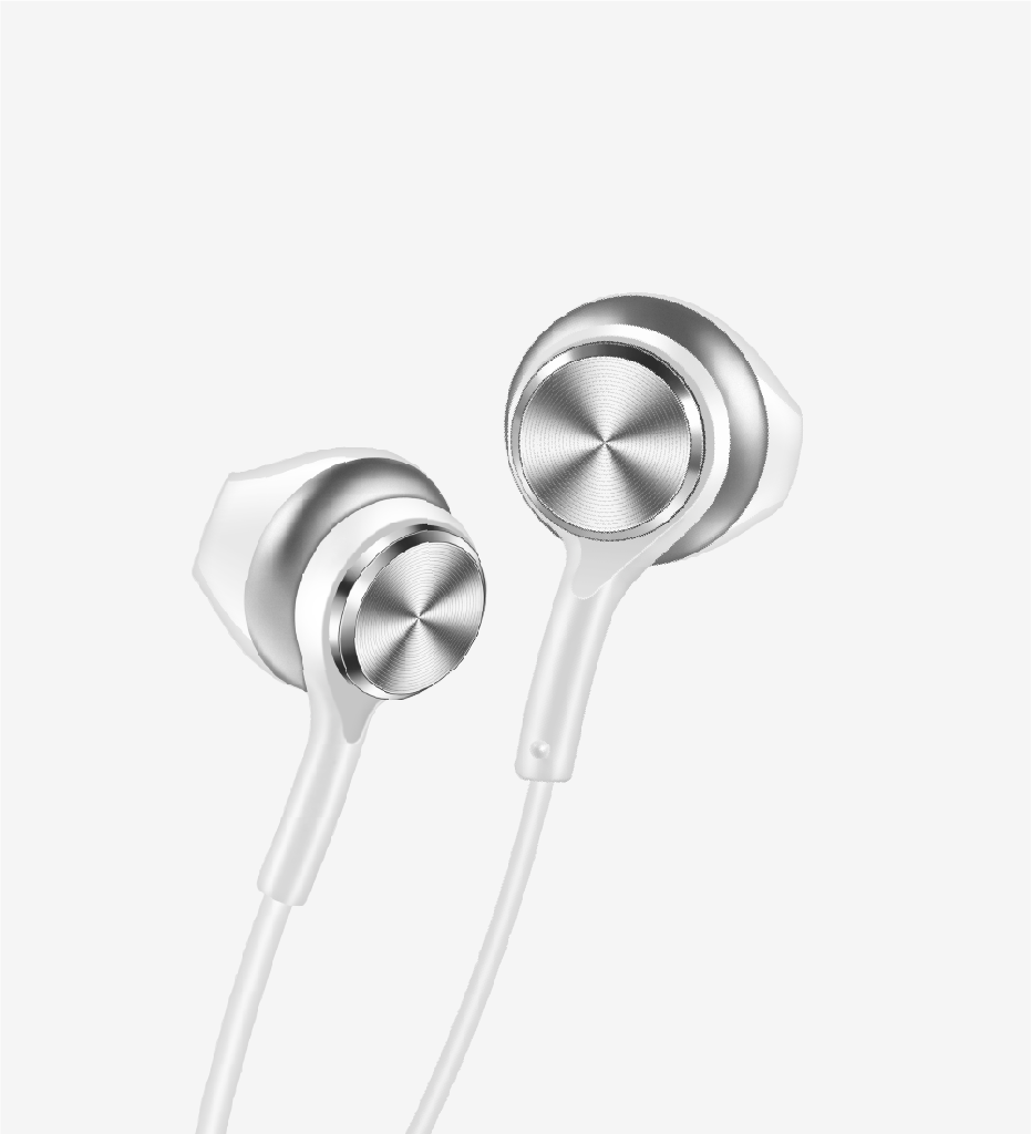 H70 with Microphone High Bass in-Ear Cable Earphone Package - 3
