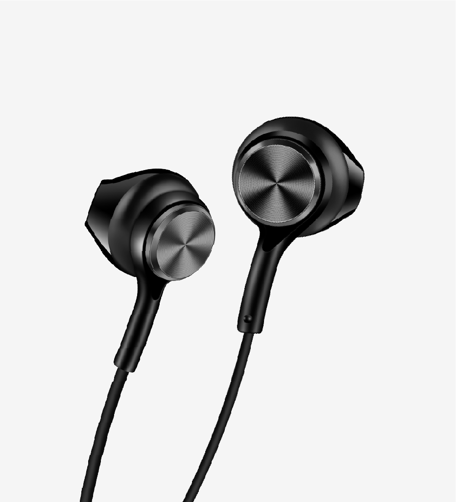 H70 with Microphone High Bass in-Ear Cable Earphone Package - 4