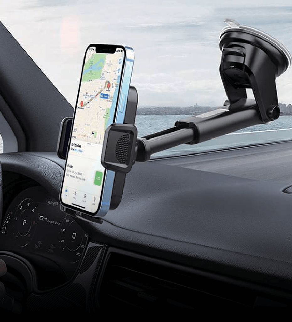 H769 Suction Cup Mounted Flexible Arm with Rotatable Phone Holder - 6