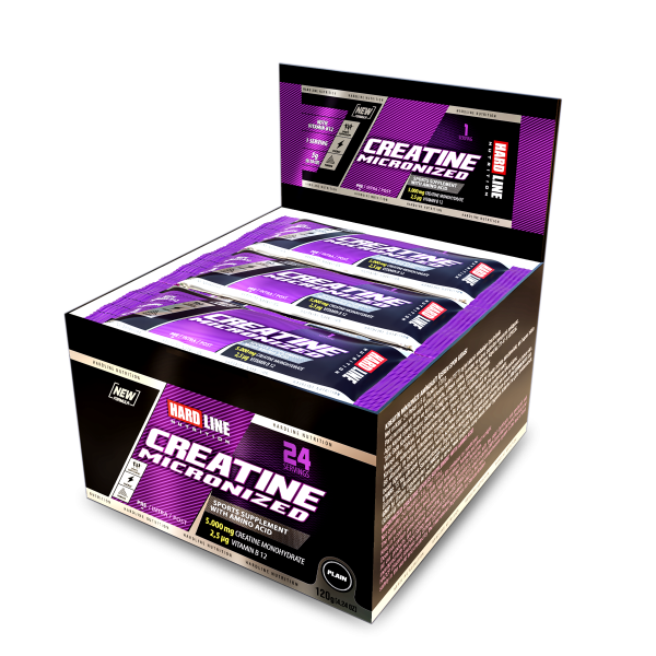 Hardline Creatin Mikronized Şase 5 gr x 24 Adet  120 gr