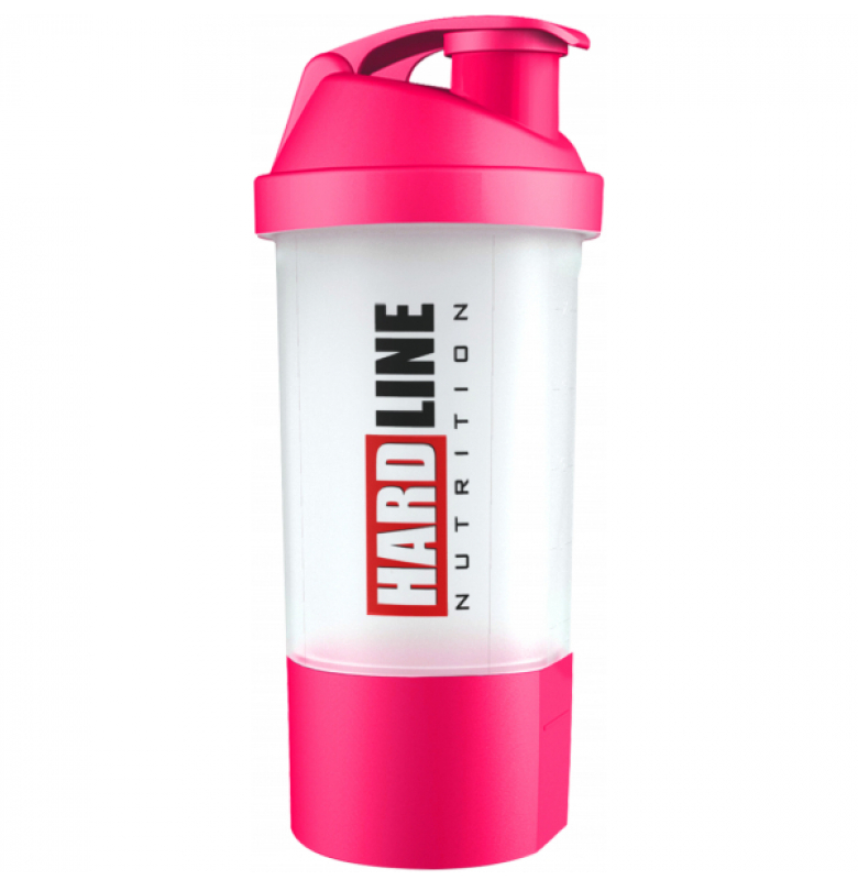 Hardline Hazneli Shaker Pembe 600 ml.