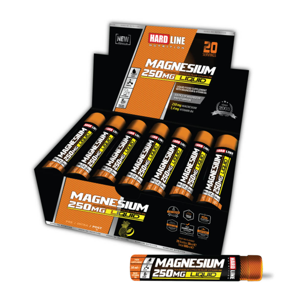 Hardline Magnesium Liquid 250 Mg 30 Ml  20 Adet