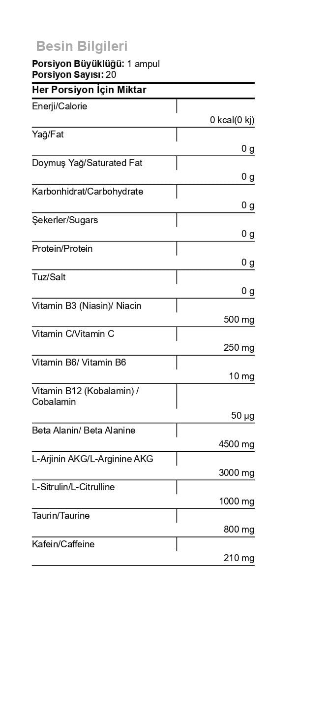 Hardline Prex 30 ml x 20 Shot - 3