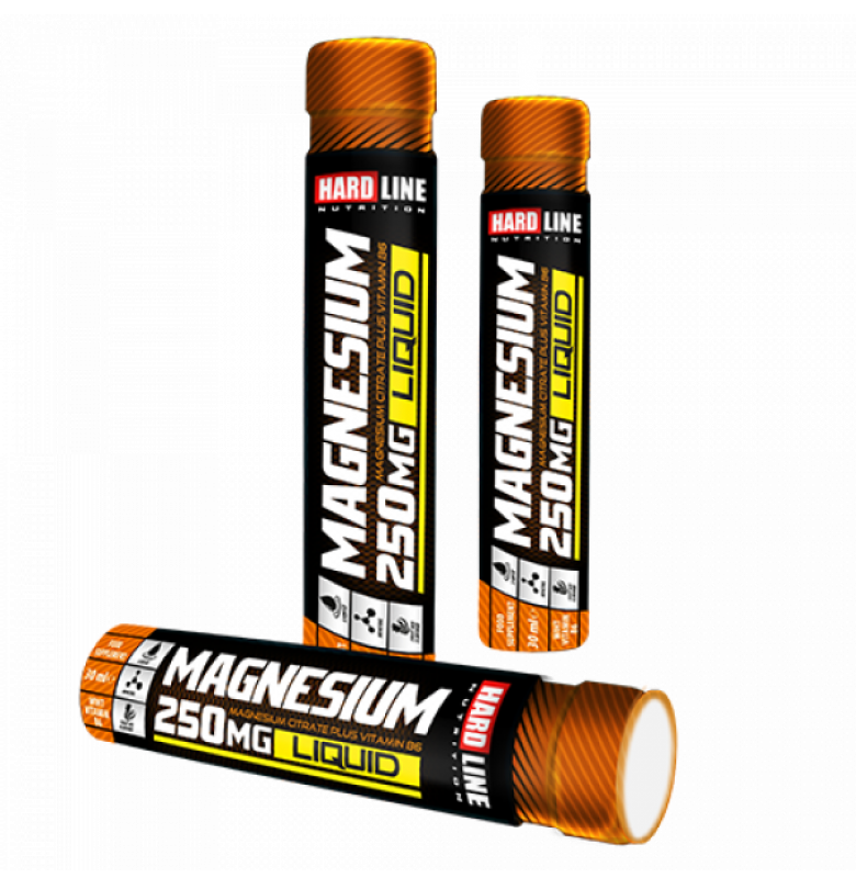 Hardline Sıvı Magnesium Liquid 250 mg. Ananas 1 Shot x 30 ml.