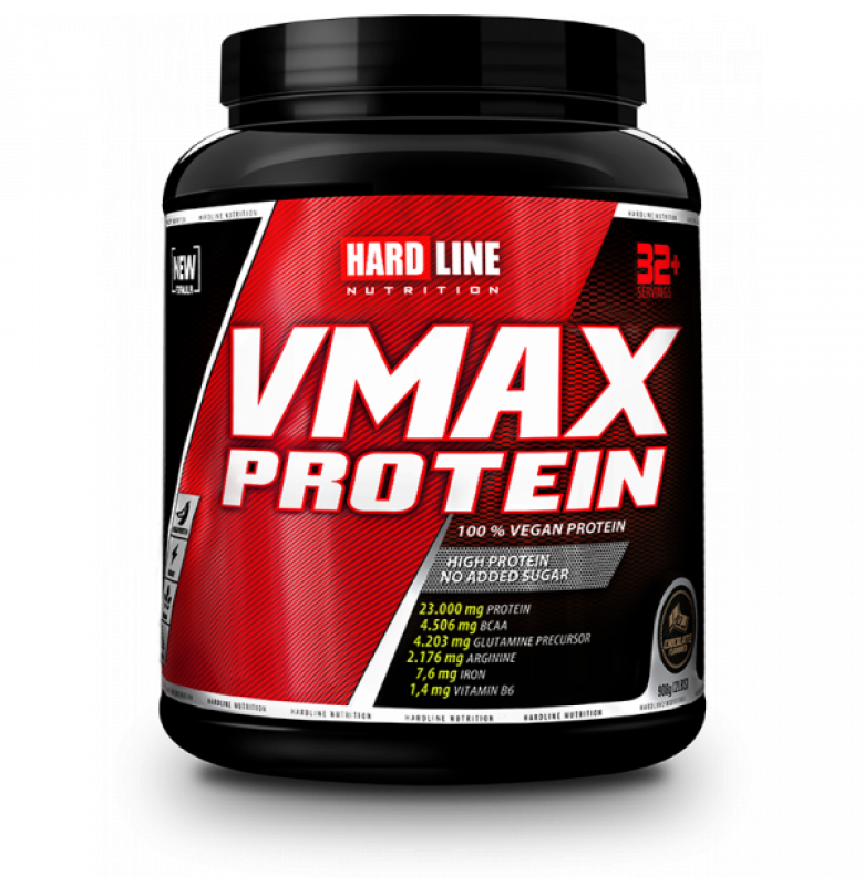 Hardline Vmax Bitkisel Protein Çikolata 908 gram