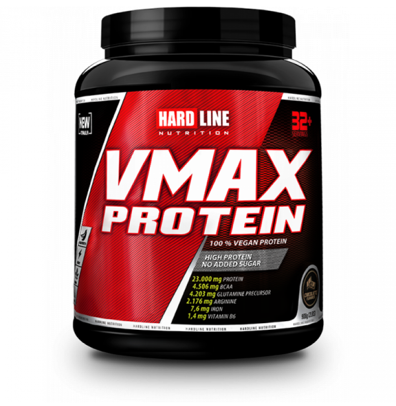 Hardline Vmax Bitkisel Protein Çikolata 908 gram